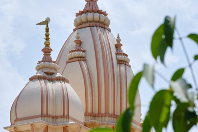 The spires of Naba Brindaban - Bagbazar , Kolkata (Calcutta) , West Bengal , India